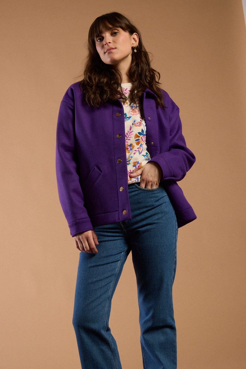 La Veste Teddy Purple Haze